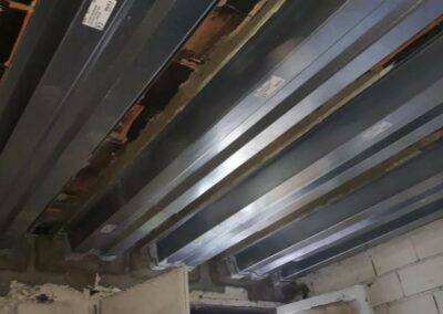 Mise en oeuvre de profilés galvanisés NOUBAU suite incendie (47)